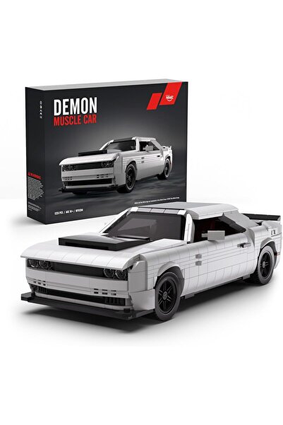 Nifeliz Demon Muscle Araba Yapım Seti, 1225 Parça, Kelepçeli Bloklar, Yetişkin Koleksiyon Modeli