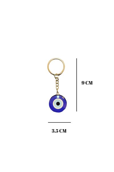 GRANDSTORE Double Way Gift Key Chain with Evil Eye Beads