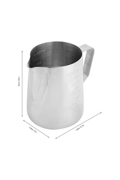Primo Plus 550ml Milk Frothing Pitcher Stainless Steel Milk and Coffee Frothing Jug