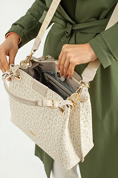 JP POLO Women's Original Just Polo Printed Large Size Hand & Shoulder Bag and Wallet Combination Avp2180Pc Shopper