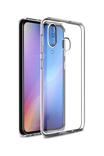 izzytech جراب سيليكون مرن شفاف غير ملون متوافق مع هاتف Samsung Galaxy A20