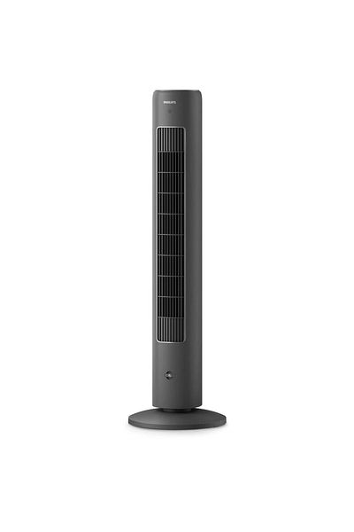 Philips Ventilator turn Philips CX5535/11 Seria 5000, 3 trepte viteza, 40 W, Telecomanda, Negru