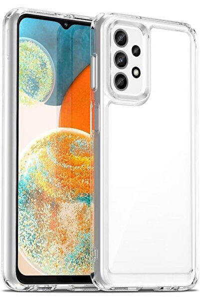 izzytech جراب سيليكون مرن شفاف غير ملون متوافق مع هاتف Samsung Galaxy A23