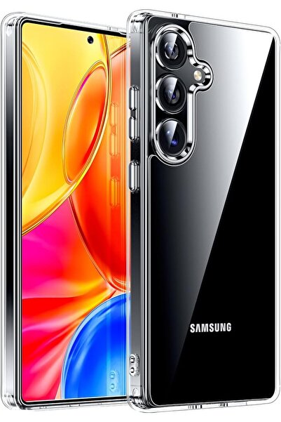 izzytech جراب سيليكون مرن شفاف غير ملون متوافق مع هاتف Samsung Galaxy S23 PLUS