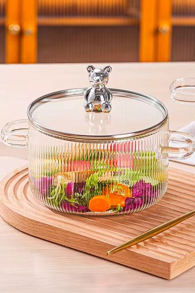 Onetick Borosilicate High Temperature Resistant Glass Pot 1500 ml