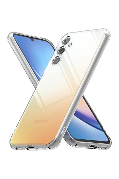 izzytech جراب سيليكون مرن شفاف عديم اللون متوافق مع هاتف Samsung Galaxy A34