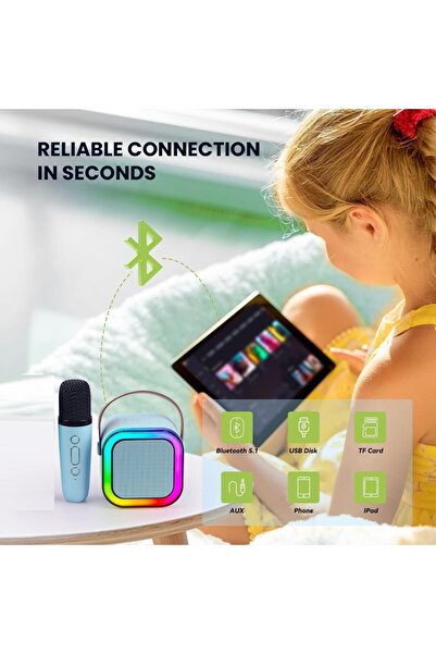 Generic Smart Karaoke Machine for Kids – Fun Singing Machine for Kids, Teens & Adults, Perfect Gift for Bi