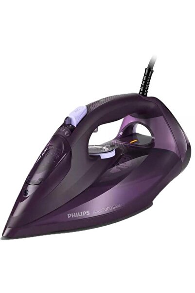 Philips Fier de Calcat PHILIPS Seria 7000 DST7051/30, 2800W, 250g/min, 300ml, Talpa SteamGlide Elite, Mov