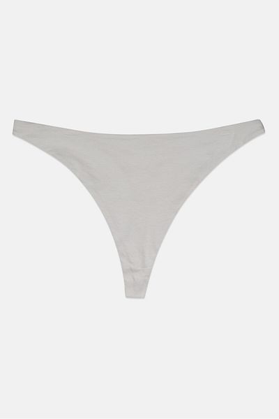 Hunkemöller x NA-KD Hunkemoller X Na-kd Women Solid High Waist Thong, Grey