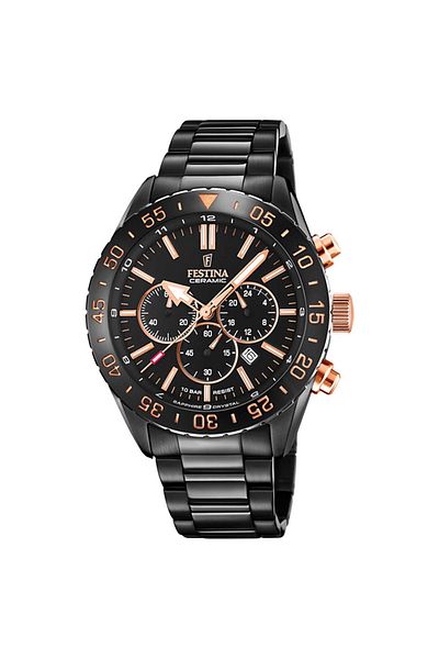 FESTİNA Mens Watch F20577/1, Quartz, 44mm, 10ATM