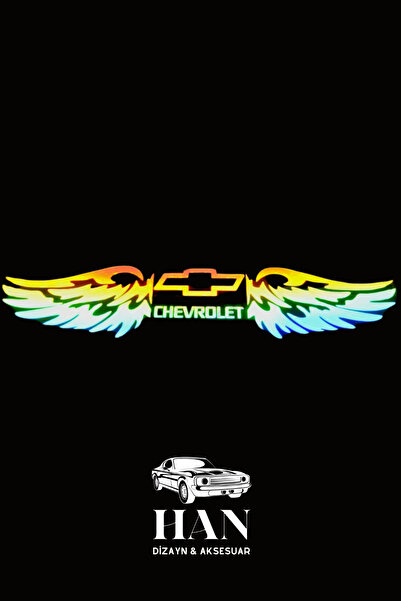 Home Chevrolet Uyumlu Hologram Kanat Logo Sticker Çıkartma Oto Aksesuar Araba