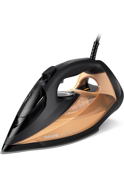 Philips Fier de Calcat PHILIPS Seria 7000 DST7040/80, 2800W, 250g/min, 300ml, Talpa SteamGlide Elite