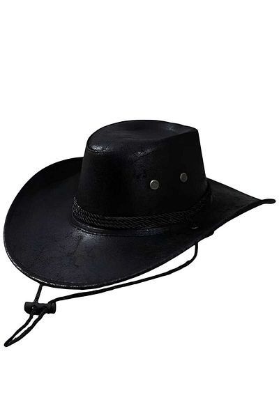 Mood Agenda Unisex Vegan Leather Cowboy Hat