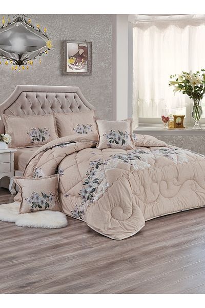 Generic Comforter Set 4 Piece Single Size Elegant Bedspread Lightweight Comforter Suitable for All Seasons