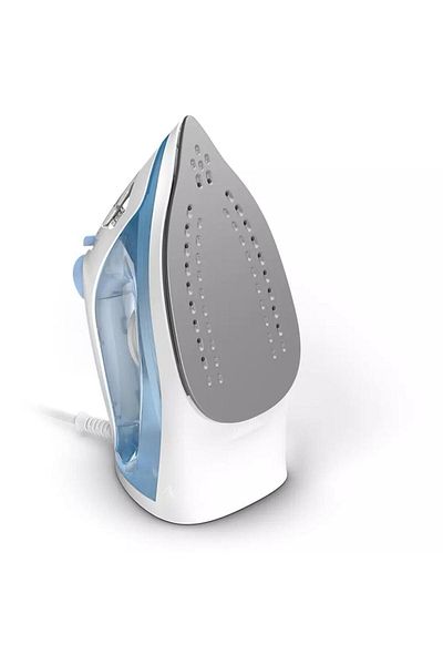 Philips Fier de calcat cu abur Philips DST1030/20, 2000 W, 90 g abur, rezervor 250 ml (Alb/Albastru)