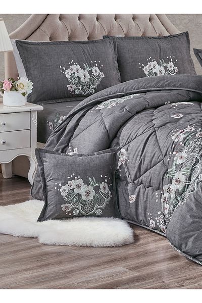 Generic Comforter Set 4 Piece Single Size Elegant Bedspread Lightweight Comforter Suitable for All Seasons