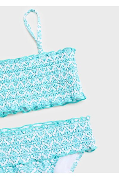 MANGO Kids Çiçek desenli bikini