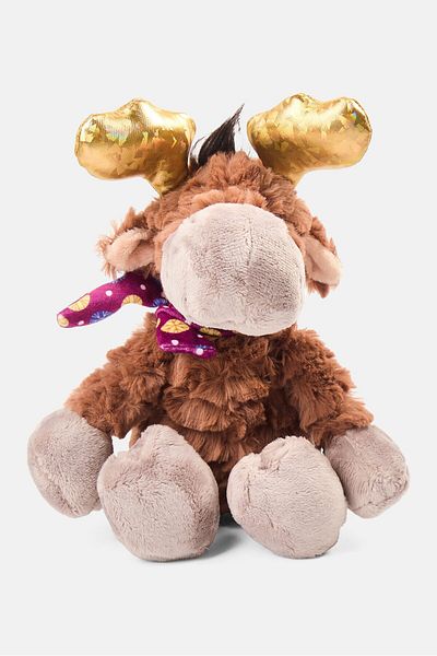 NİCİ Cuddly Toy Moose Thure 27cm, Brown