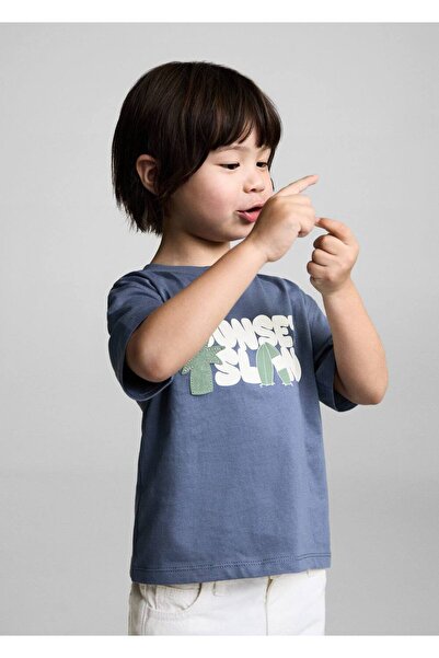 MANGO Baby TİŞÖRT MAVİ