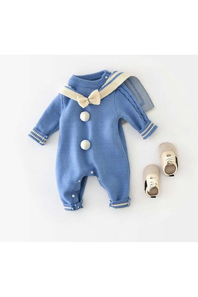 nannie Boys' Blue Jumpsuit Laur - 18-24 months