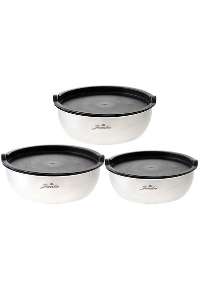 Jumbo Brand: Globe Mat 3-Piece Storage Container, Gray, 18 20 24 cm Category: Storage Box