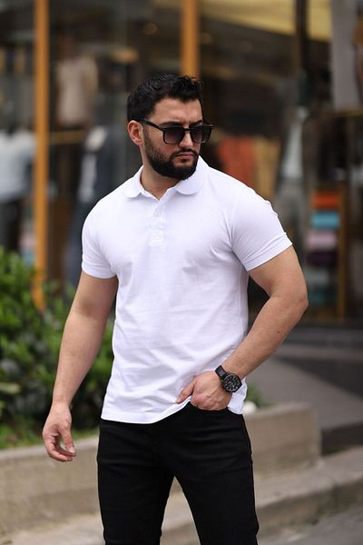 Dr Dnm Remix Ανδρικό μπλουζάκι από Lycra με γιακά Polo