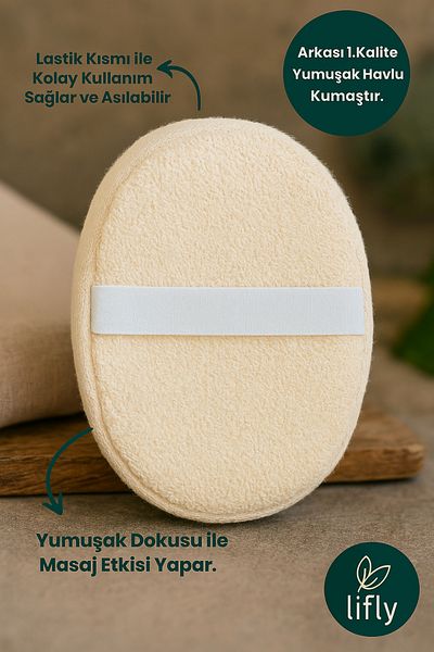lifly Natural Sponge Gourd Washcloth - Bath Shower Washcloth - Sponge Gourd Bath Washcloth - Bath Sponge