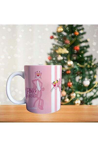 Genel Markalar Pembe panter Porselen Kupa