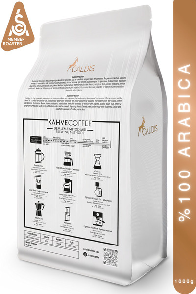 Caldis 6-Pack Supreme Savor ™   Espresso Arabica Core Coffee for Horeca 1000 Gr