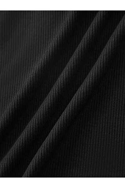 MİO ESTİLO Novelle Wide Strap Ribbed Tank Top