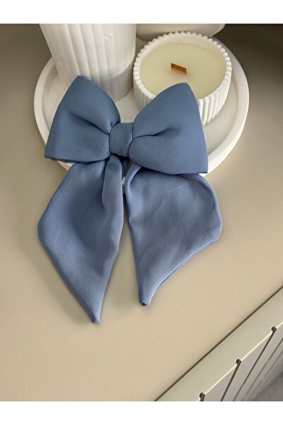 S&P accessories Açik Mavi Klipsli Kurdele Fiyonk Toka