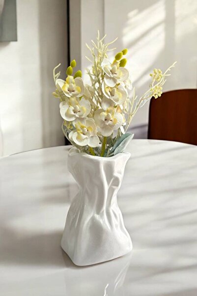 Paradise Work Διακοσμητική τσάντα από ρυτιδωμένο χαρτί Κομψά σχεδιασμένο βάζο