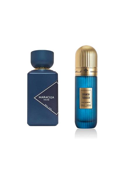IBRAHEEM AL.QURASHI Spanish Tobacco Unisex Perfume - 100ml with Maroca Perfume 100ml