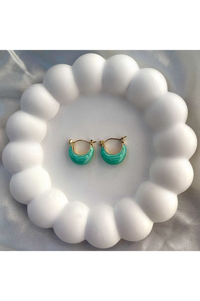 Bijou Luz Half Moon Curved Earrings