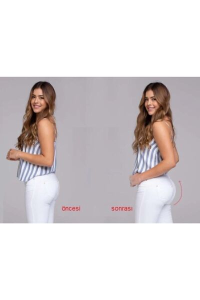 LANGONA Γυναικείο εσώρουχο σιλικόνης που δείχνει μεγάλο πισινό