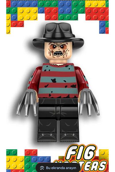 marimari Compatible Stones - Freddy Kruger Minifigure