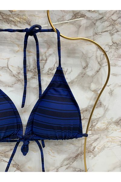 XORVİO Γυναικείο Σετ μπικίνι με ελαστικό λαιμό Lycra New Season με κομψό κορδόνι