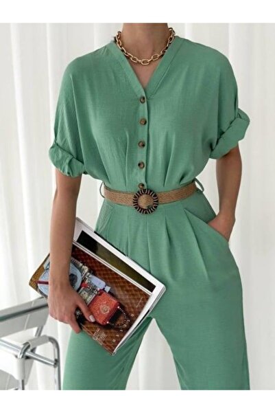 WOMODASTORE KEMERLİ ÖNDEN DÜĞMELİ TULUM