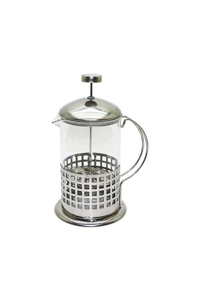 emosavm French Press 800ml Glass Herb Strainer Metal Cage - Lid