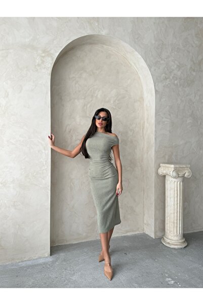 Ekim Store Φόρεμα μάξι με λαιμόκοψη Uludağ