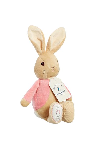 Rainbow Flopsy Rabbit plush toy, 26 cm