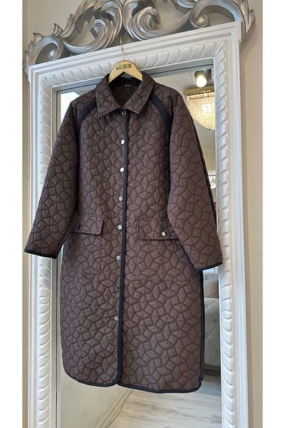 Invee Invee 7096 Quilted Jacket - Brown