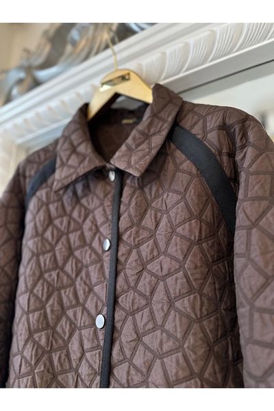 Invee Invee 7096 Quilted Jacket - Brown