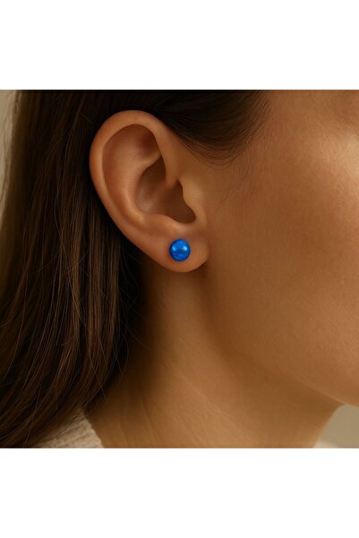 DURAN TAKI TASARIM Opal Gümüş Küpe