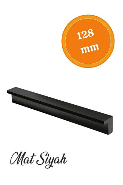 spotkulp L Mâner dulap din aluminiu negru mat 128 mm