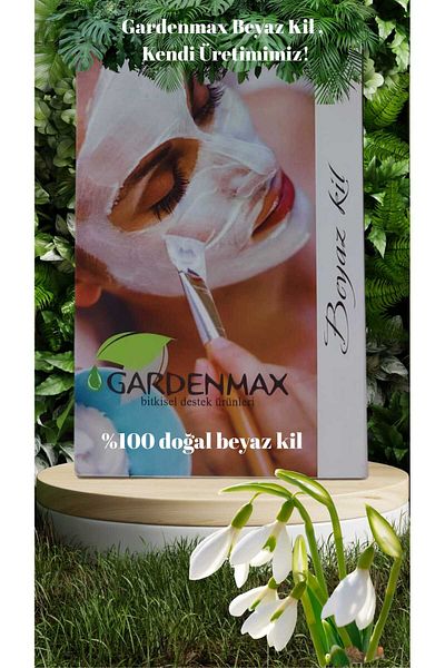 Gardenmax Natural Clay 100% Natural Face Mask Clay Powder 200Gr. 3 Pieces