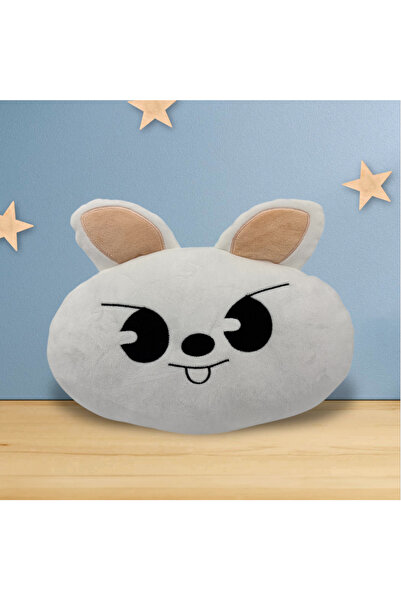 CuddleJoy Skzoo Leebit Peluş Yastık, Sevimli Yastık 35 Cm