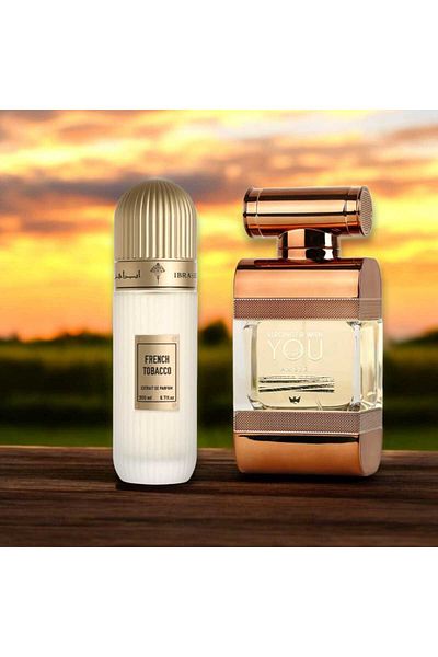 IBRAHEEM AL.QURASHI French Tobacco 200ml with Bekoz Perfume 100ml