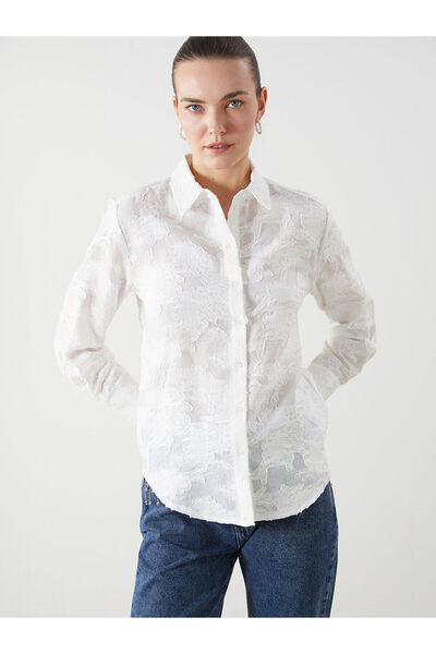 LC Waikiki Nevavm Loose Fit Patterned Women's Shirt with a Difference
