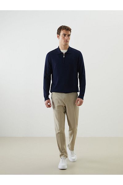 LC Waikiki Polo Neck Men's Knitwear Sweater